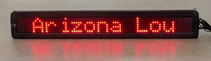 LED sign