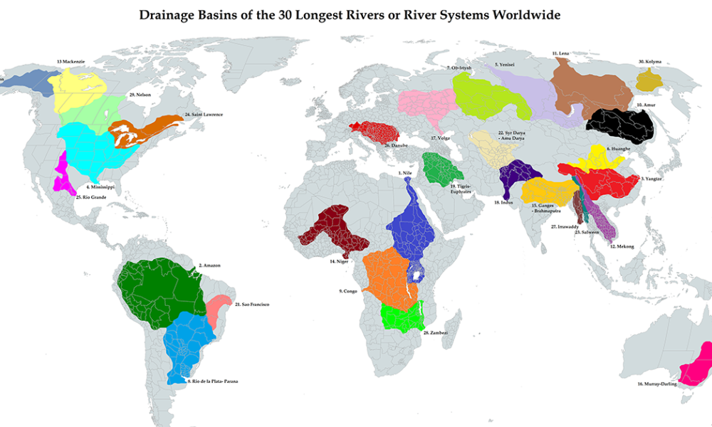 rivers map