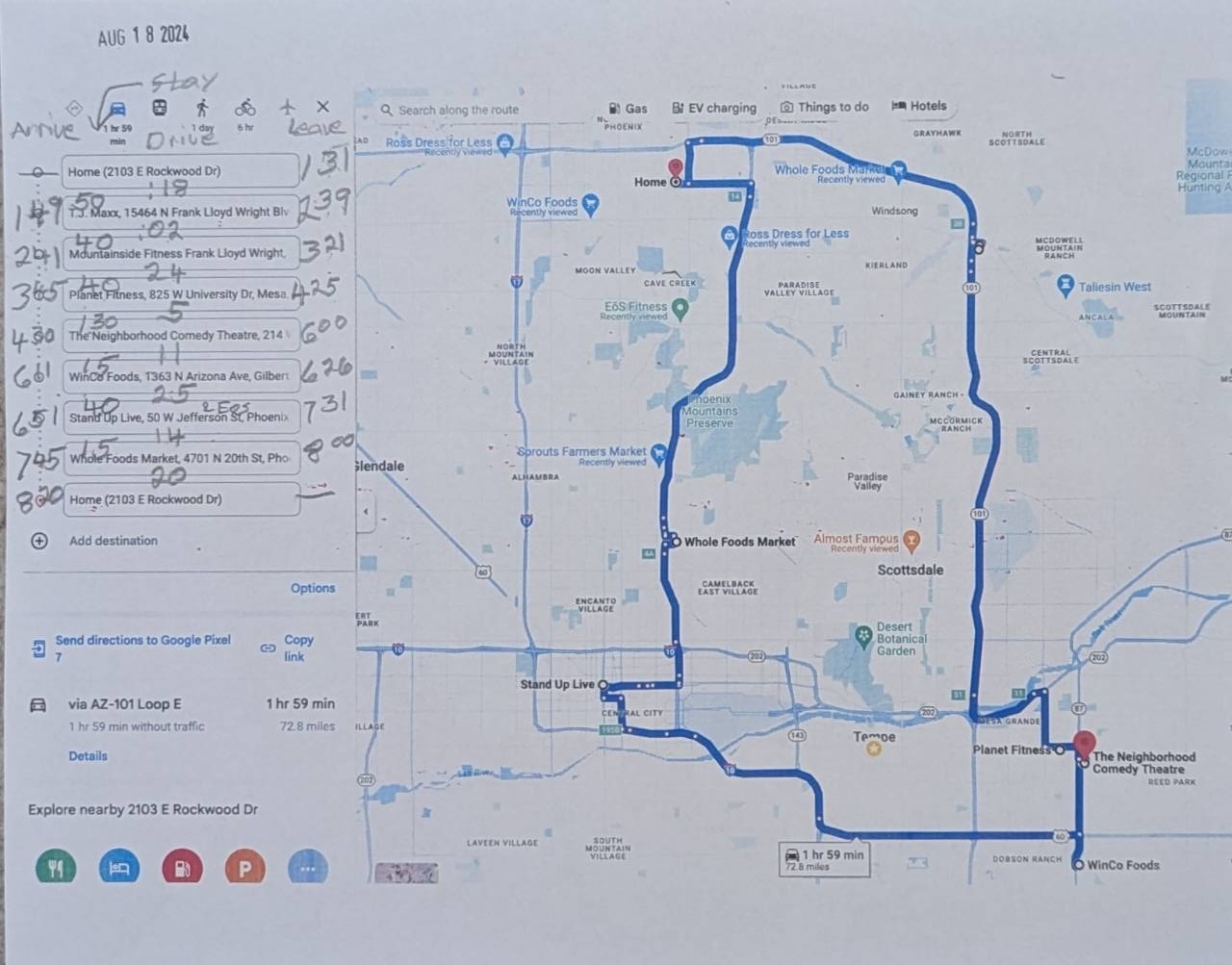 trip map